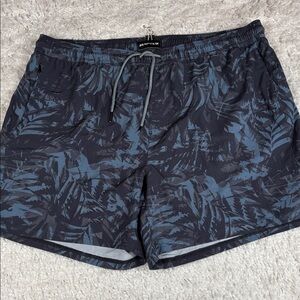 SURF CUZ **NEW** Mens Lined Trunks 5" Inch Quick Dry Bathing Suit, Size XXL